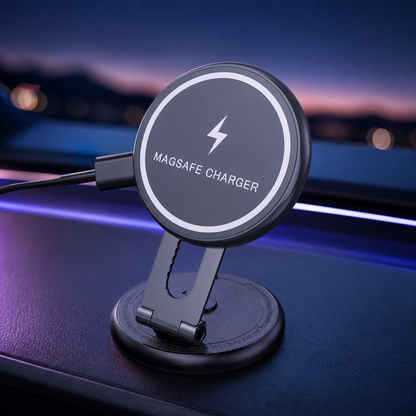 360° Magnetic Wireless Car Phone Holder Mount