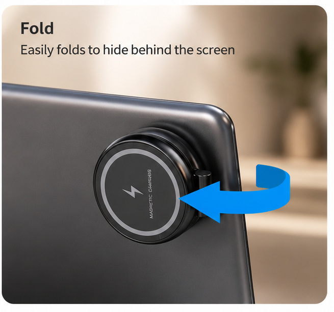 360° Magnetic Wireless Car Phone Holder Mount